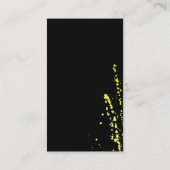 Die Farbe des Wassers strahlt grün aus Visitenkarte (Rückseite)