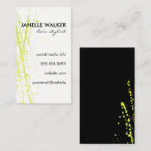 Die Farbe des Wassers strahlt grün aus Visitenkarte (Vorne/Hinten)