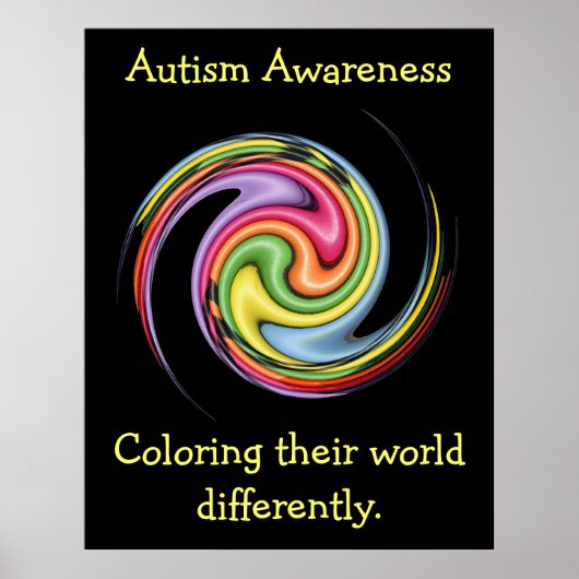 Die Farbe des Weltplakats Poster (Vorne)