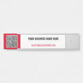 Die Farbe Ihrer QR-Code-Scan-Info Name-Zeichen aus Türschild (Vorderseite )