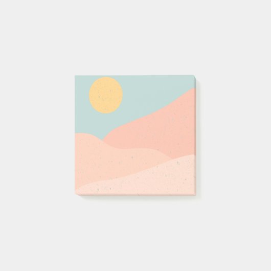 Die Farbe Rosa Post-it Klebezettel (Vorderseite)