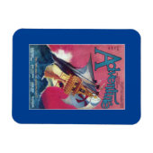 "Die Farbe seiner Stiefel von W. C. Tuttle" Magnet (Horizontal)