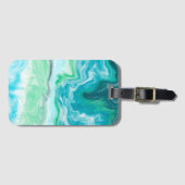 Die Farben Blau und Türkis Gepäckanhänger (Vorderseite (Horizontal))
