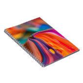 Die Farben der Berge malen bunte Kunst Notizblock (Rechte Seite)