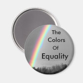 Die Farben der Gleichheit Magnet (Vorderseite/Rückseite)