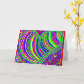 Die Farben der Liebe Karte (Gelbe Blume)