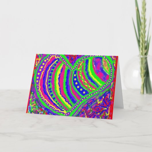 Die Farben der Liebe Karte (Vorderseite)