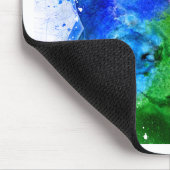 Die Farben der Liebe sind ein Pitbull Mousepad (Ecke)