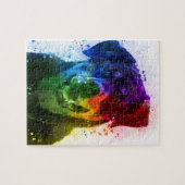 Die Farben der Liebe sind ein Rottweiler Puzzle (Horizontal)
