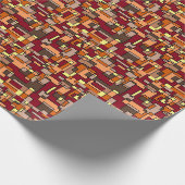 Die Farben der Natur warmer Erde Geschenkpapier (Ecke)