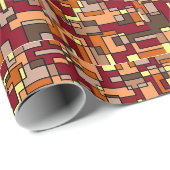 Die Farben der Natur warmer Erde Geschenkpapier (Rolleneckpunkt)