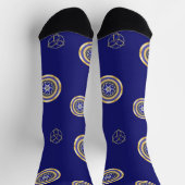 Die Farben der neuen Jahre Socken (Oben)