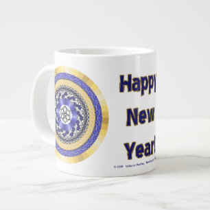Die Farben der neuen Jahre-Tasse für Spezialitäten Jumbo-Tasse