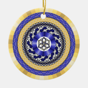 Die Farben der Neujahrsschmuck Keramikornament