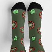 Die Farben der Weihnachten Socken (Oben)