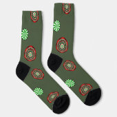 Die Farben der Weihnachten Socken (Rechts)