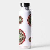 Die Farben der Weihnachten Trinkflasche (Links)