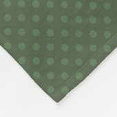 Die Farben der weihnachtlichen Fleece-Decke Fleecedecke (Ecke)