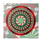 Die Farben der Weihnachtsstühle Fliese (Vorderseite)