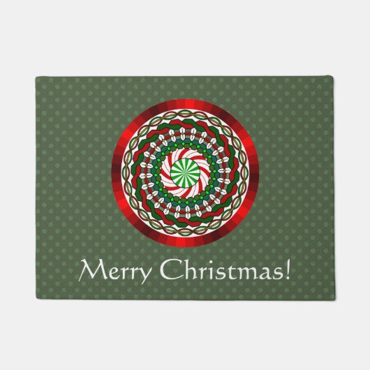 Die Farben der Weihnachtstürme Fußmatte (Vorderseite)