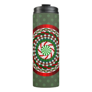 Die Farben der Weihnachtswärme Thermosbecher