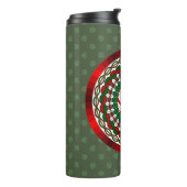 Die Farben der Weihnachtswärme Thermosbecher (Nach links gedreht)