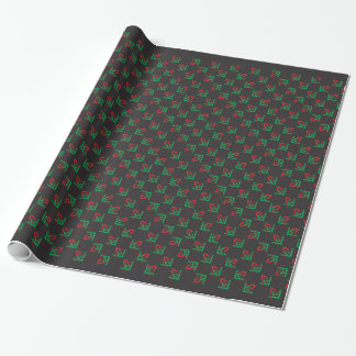 Die Farben der Weihnachtszeit Geschenkpapier