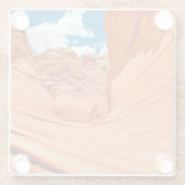 Die Farben der Welle Glasuntersetzer (Rückseite)