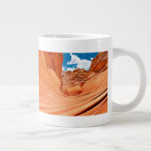 Die Farben der Welle Jumbo-Tasse (Rechts)