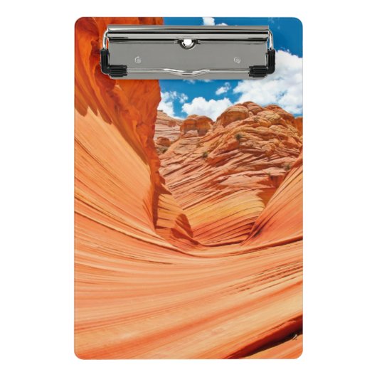 Die Farben der Welle Mini Klemmbrett (Vorderseite)