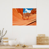 Die Farben der Welle Poster (Küche)