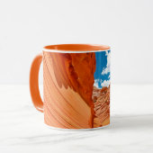 Die Farben der Welle Tasse (Vorderseite Links)