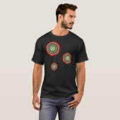 Die Farben des dunklen Shirts der Weihnachtsmänner (Vorne ganz)