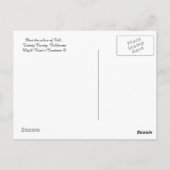 Die Farben des Herbstes... Postkarte (Rückseite)