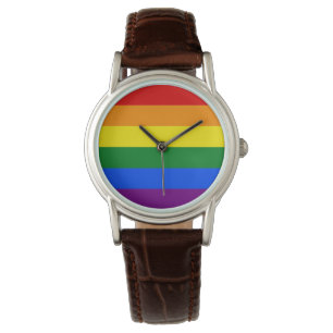 Die Farben des Regenbogens Armbanduhr