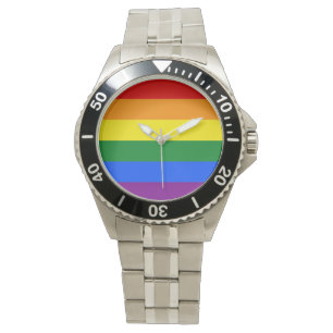 Die Farben des Regenbogens Armbanduhr