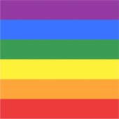 Die Farben des Regenbogens Aufkleber (Vorderseite)