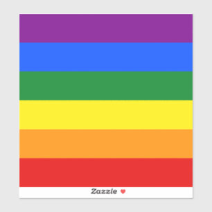 Die Farben des Regenbogens Aufkleber