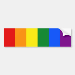 Die Farben des Regenbogens Autoaufkleber