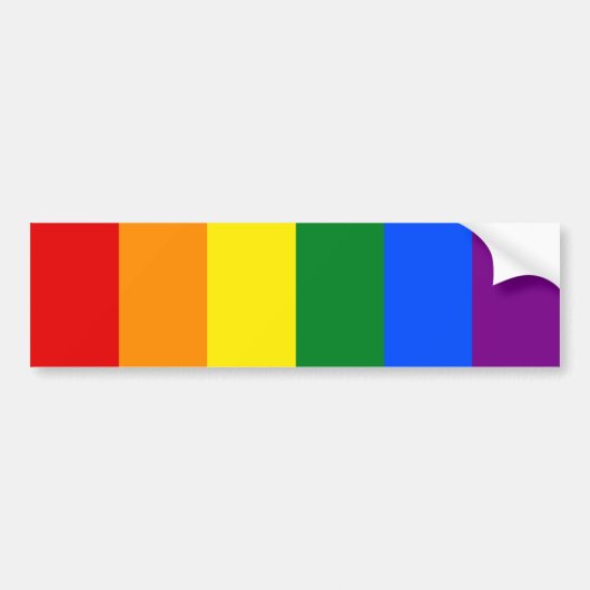 Die Farben des Regenbogens Autoaufkleber (Vorne)
