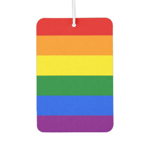 Die Farben des Regenbogens Autolufterfrischer