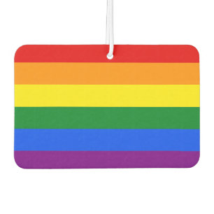 Die Farben des Regenbogens Autolufterfrischer