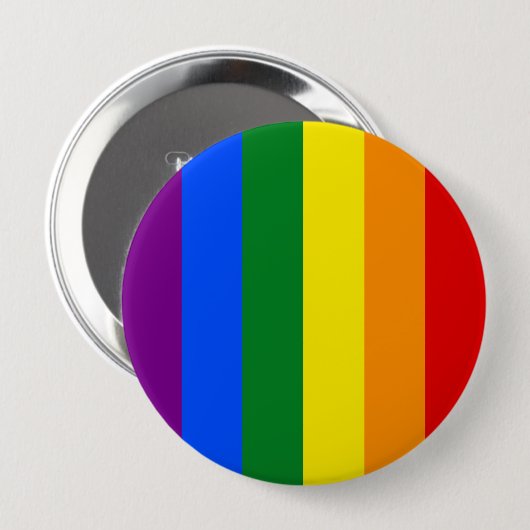 Die Farben des Regenbogens Button (Vorne & Hinten)