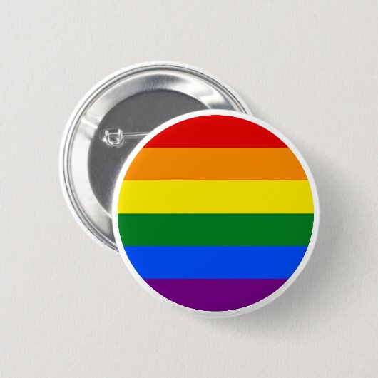 Die Farben des Regenbogens Button (Vorne & Hinten)