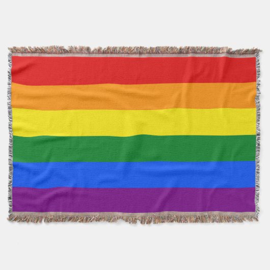 Die Farben des Regenbogens Decke (Vorderseite)