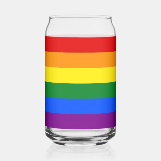 Die Farben des Regenbogens Dosenglas (Vorderseite)