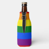 Die Farben des Regenbogens Flaschenkühler (Flasche Rückseite)