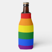 Die Farben des Regenbogens Flaschenkühler (Flaschenvorderseite)