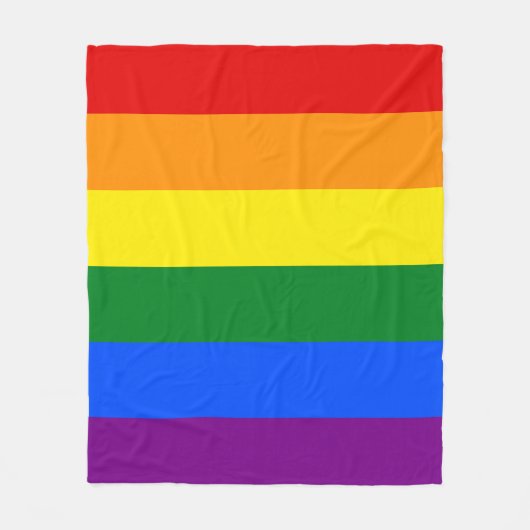 Die Farben des Regenbogens Fleecedecke (Vorderseite)