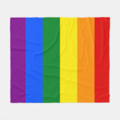 Die Farben des Regenbogens Fleecedecke (Vorderseite (Horizontal))
